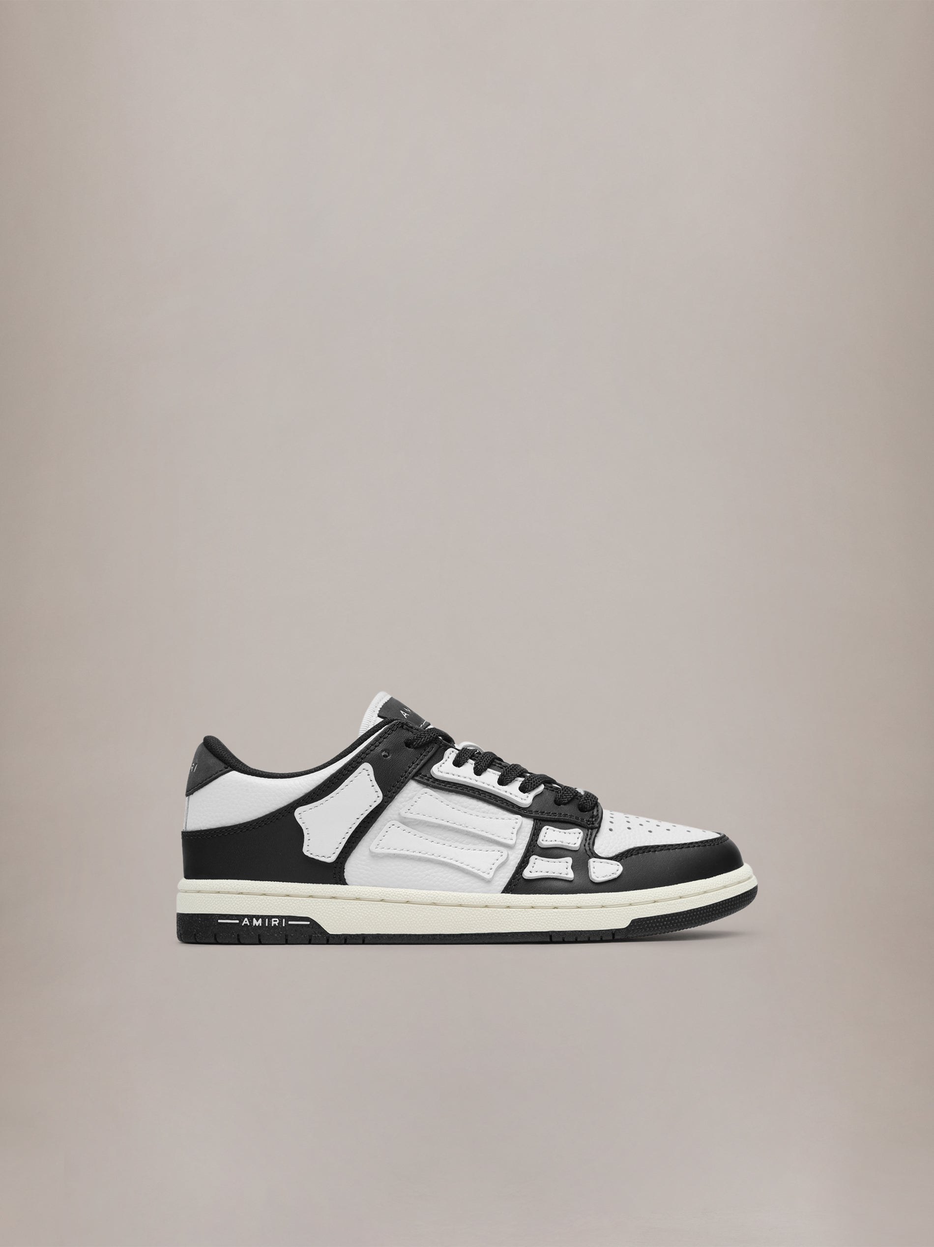 AMIRI — Skel Top Low — Black/White